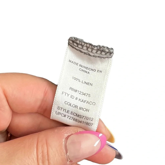 Ellen Tracy • Gray Linen Shorts - Picture 6 of 7